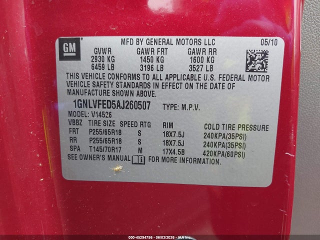 Chevrolet Traverse Lt