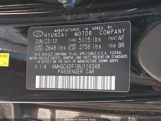 Hyundai Genesis 4.6