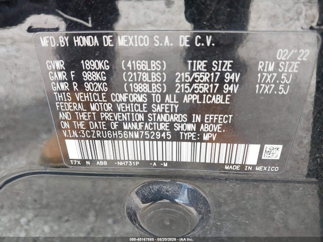 Honda HR-V Awd Ex