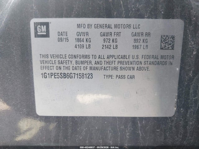 Chevrolet Cruze 1lt Auto
