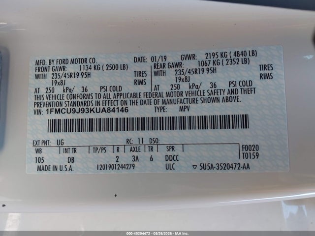 Ford Escape Titanium
