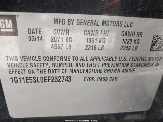 Chevrolet Malibu 2lt