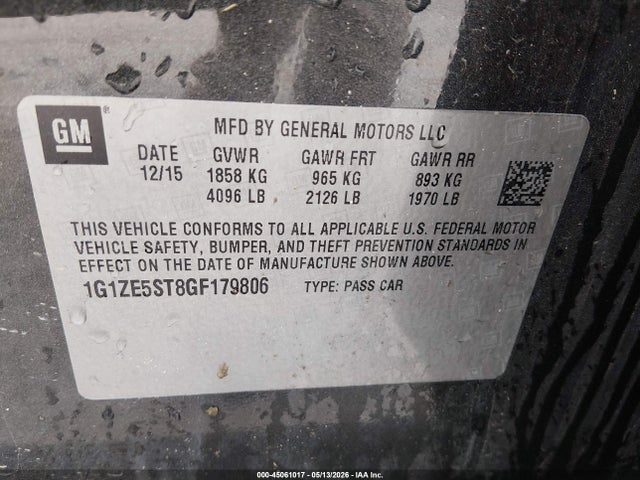 Chevrolet Malibu 1lt