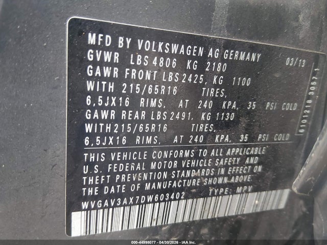 Volkswagen Tiguan S