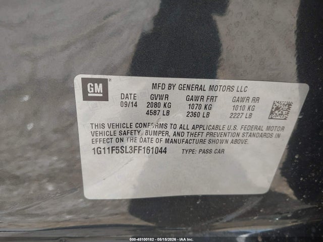 Chevrolet Malibu 1lz