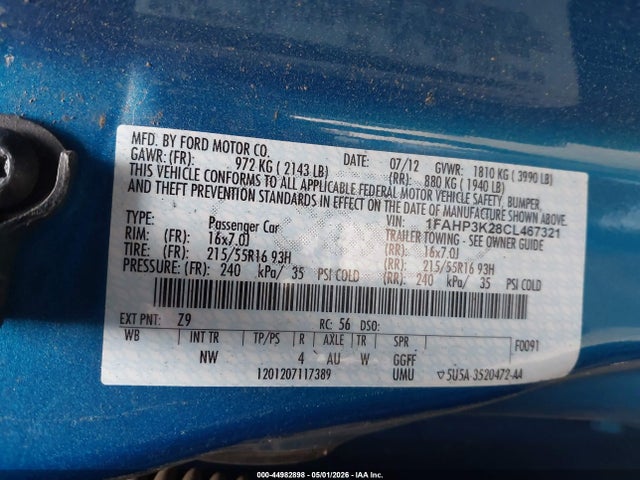 Ford Focus Se