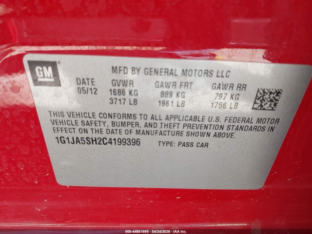 Chevrolet Sonic 2ls