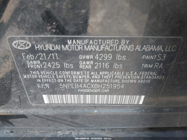 Hyundai SONATA Gls