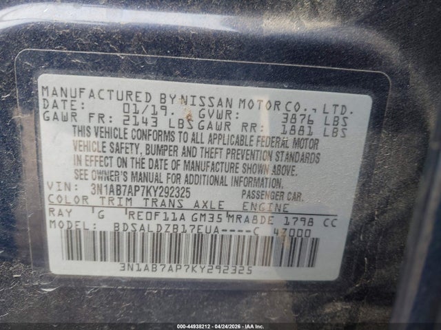 Nissan Sentra Sv