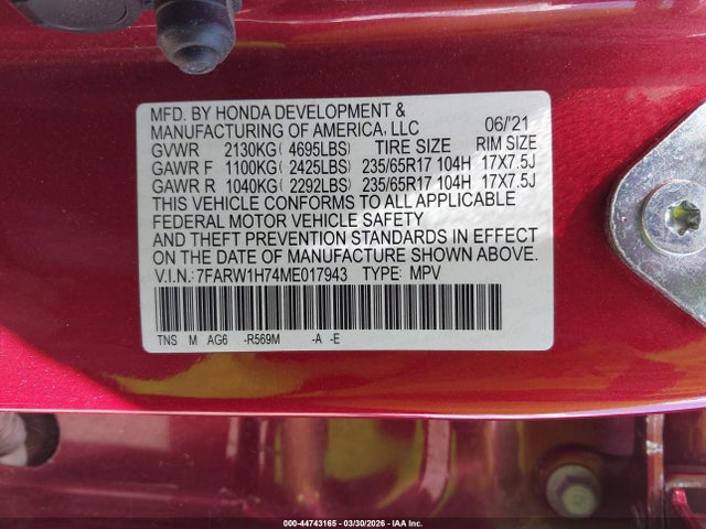 Honda CR-V 2wd Special Edition