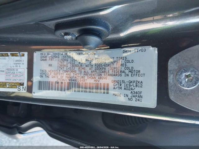 Toyota 4Runner Limited V6