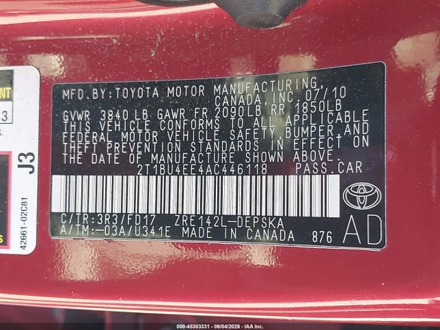 Toyota Corolla S