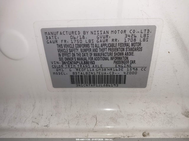 Nissan Versa 1.6 Sv