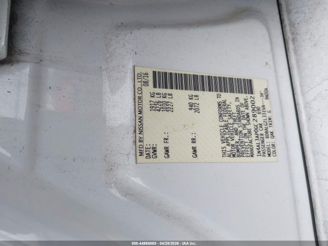 Nissan Altima 2.5 S
