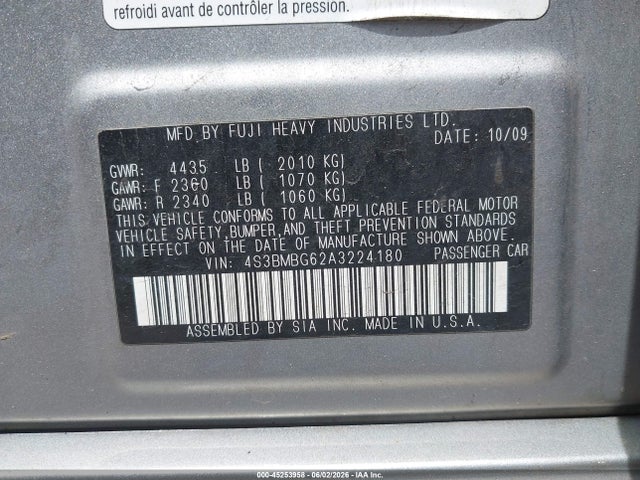 Subaru Legacy 2.5i Premium