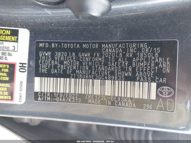 Toyota Corolla S Plus