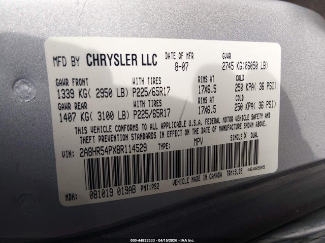 Chrysler Town & Country Touring
