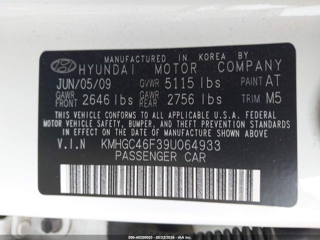 Hyundai Genesis 4.6