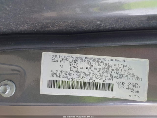 Toyota Sequoia Sr5 V8