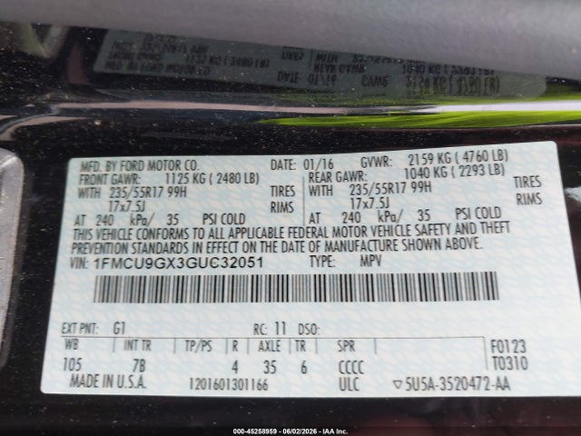 Ford Escape Se