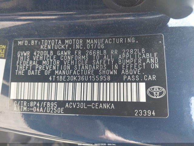 Toyota Camry Le