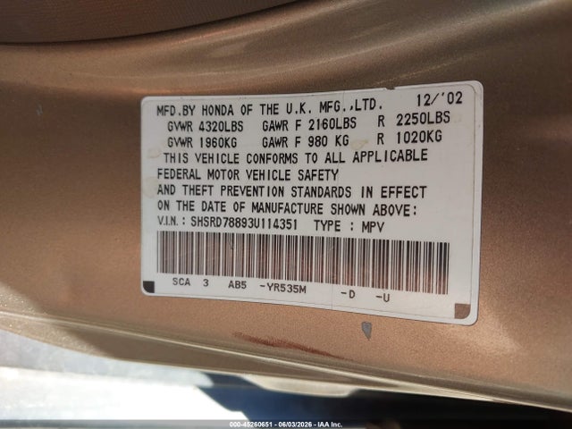 Honda CR-V Ex