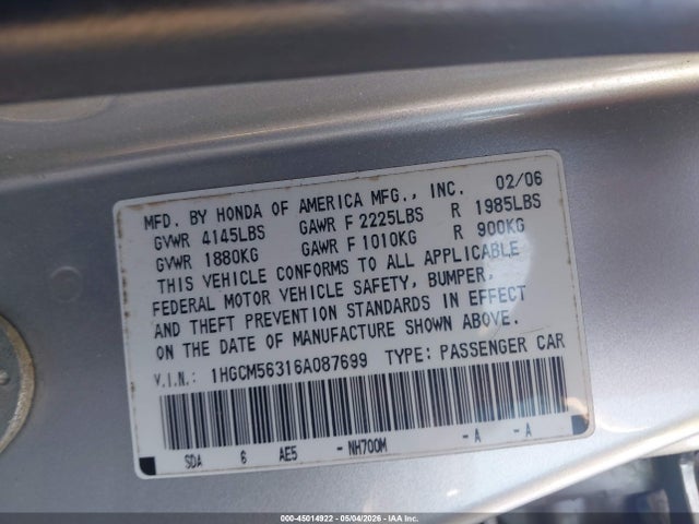 Honda Accord 2.4 Se