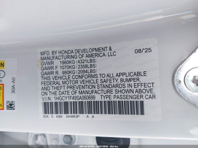 Honda Accord Se