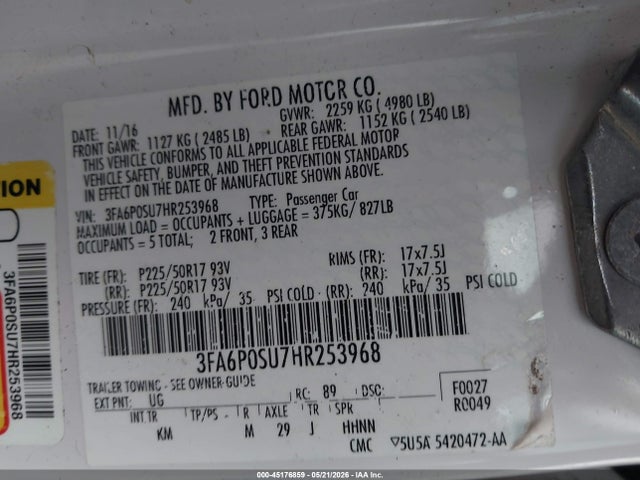 Ford Fusion Titanium