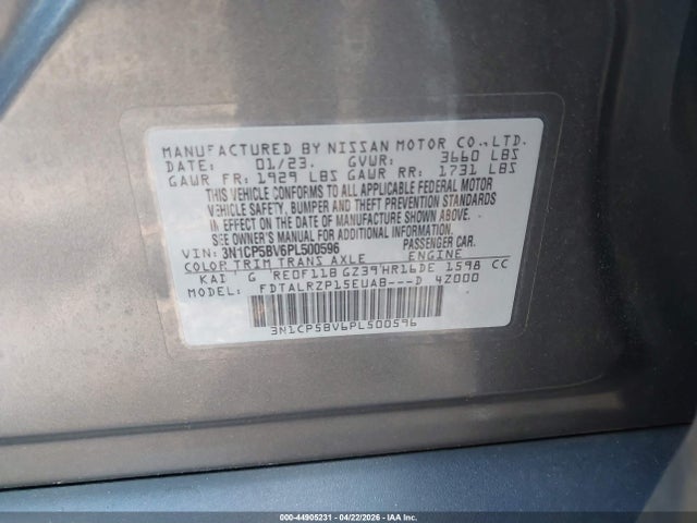 Nissan Kicks S Xtronic Cvt