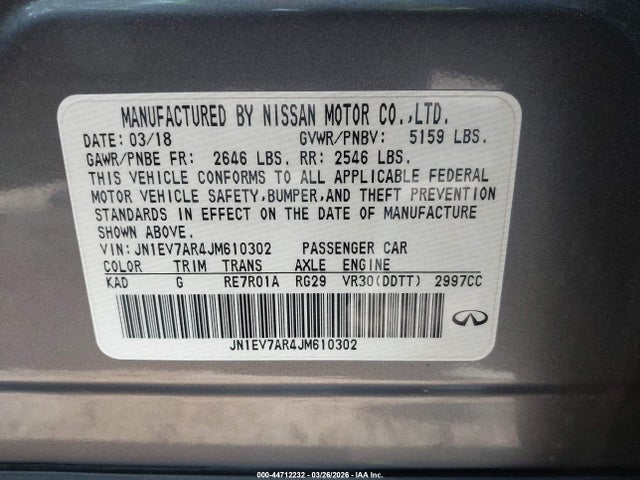 INFINITI Q50 3.0t Luxe