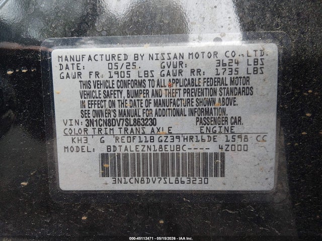 Nissan Versa 1.6 S