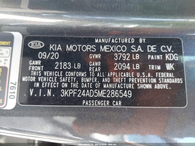 Kia Forte Lxs