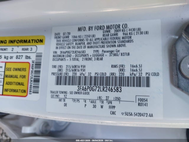 Ford Fusion S