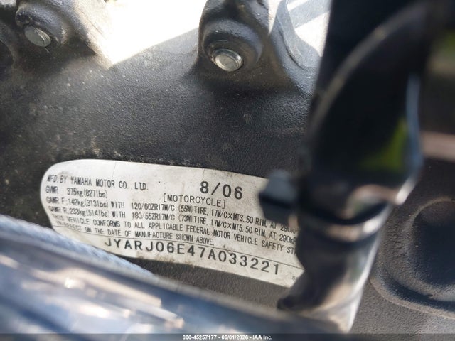 Yamaha Yzfr6 S
