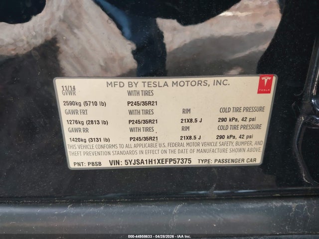 Tesla Model S P85