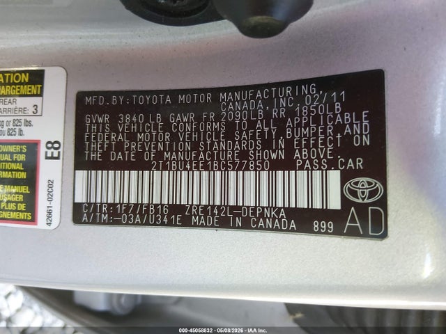 Toyota Corolla Le