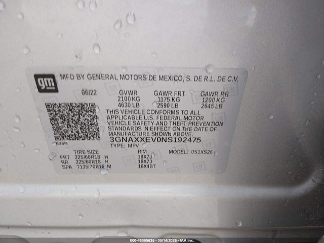 Chevrolet Equinox Awd Premier