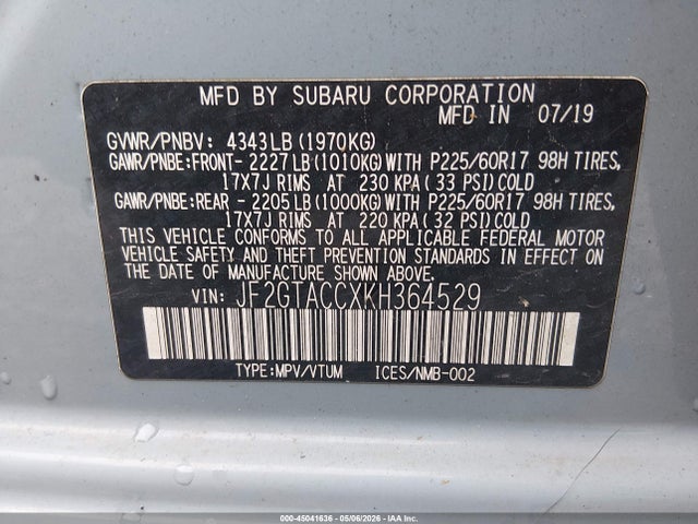 Subaru Crosstrek 2.0i Premium