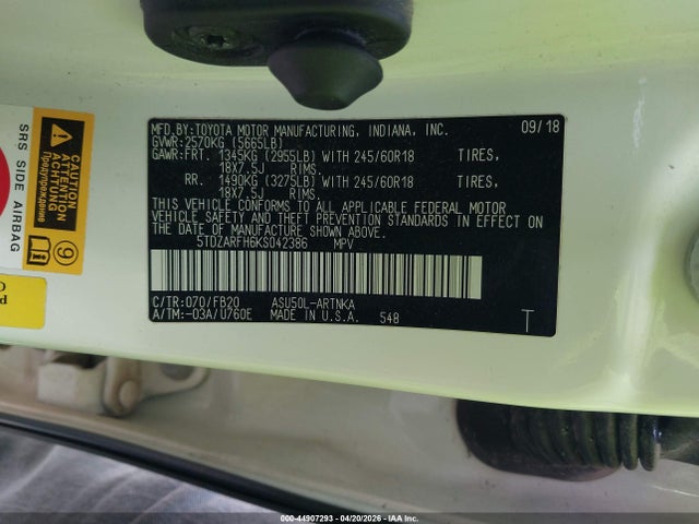 Toyota Highlander Le