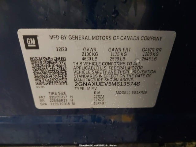 Chevrolet Equinox Awd Lt