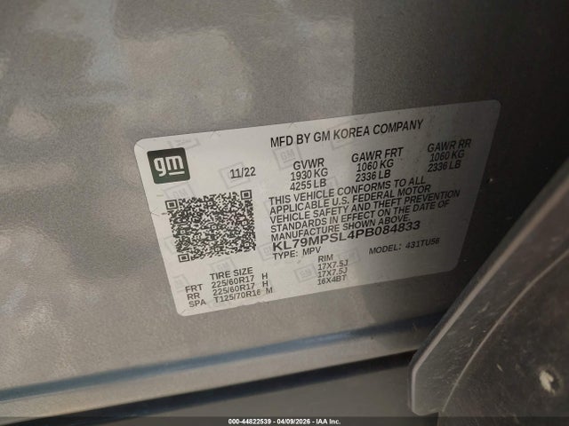 Chevrolet Trailblazer Fwd Lt