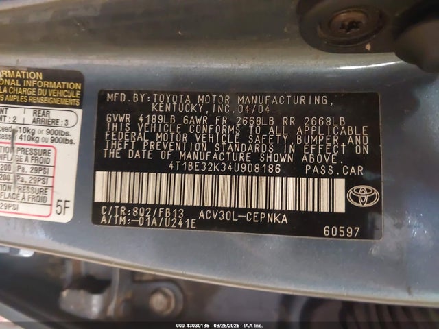 Toyota Camry Le
