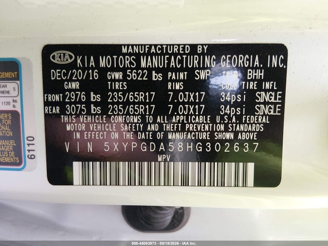 Kia Sorento 3.3l Lx