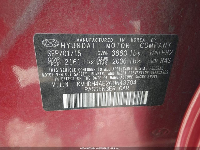 Hyundai ELANTRA Se