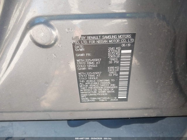 Nissan Rogue Sv Intelligent Awd