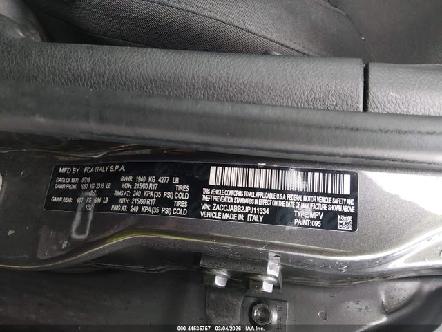 Jeep Renegade Latitude Fwd
