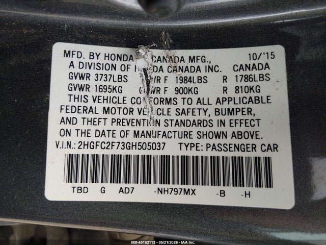 Honda Civic Ex