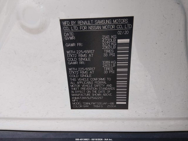 Nissan Rogue S Intelligent Awd