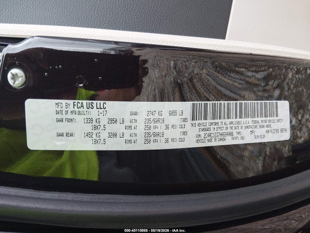Chrysler Pacifica Touring-l Plus